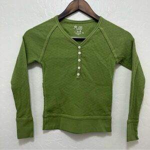 Y2K Old Navy Green Baby Doll Top Girls Size M Womens XS